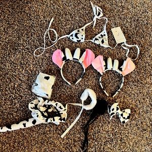 Sexy cow costume outfit